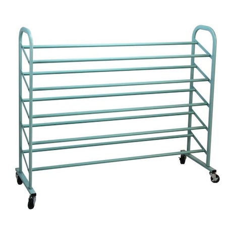Oceanstar Oceanstar 5SR1606 5-Tier Metal Shoe Rack; Turquoise 5SR1606